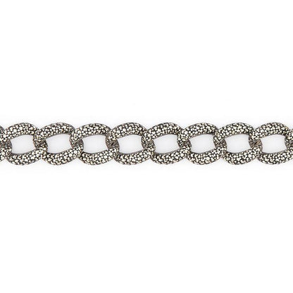 Wellington_&_North_Jewellery_Janis_Art_Deco_Marcasite_925_Sterling_Silver_Chunky_Chain_Bracelet