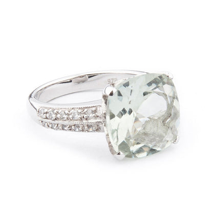 Wellington_&_North_Art_Deco_Jewellery_Rosalind_Cushion_Cut_Green_Amethyst_Cubic_Zirconia_925_Sterling_Silver_Ring_Side_View